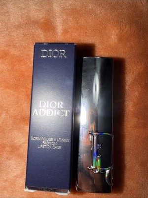 Christian Dior Addict Lipstick Case Silver  ~ NEW