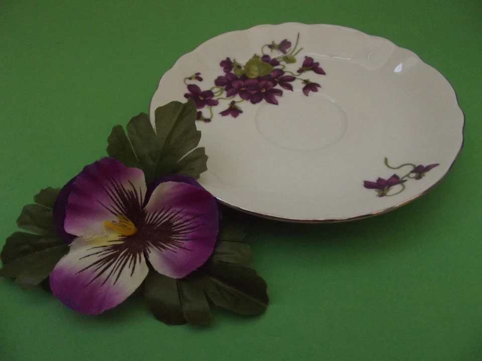 Winterling-Marktleuthen, Veilchen * Kaffeegedeck, 3-teilig * - Bild 3 von 4