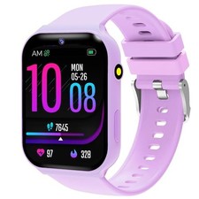 Smart Watch for Kids, Kids Watch with 18 Puzzle Games, 1.83" HD Touch Purple