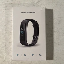 Fitness HR Activity Tracker Black Wrist Band New in Box NIB Men Women Steps
