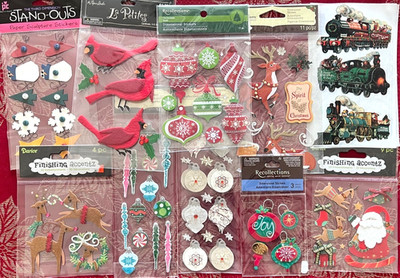 YOU CHOOSE - RECOLLECTIONS & MORE CHRISTMAS 3D STICKERS - RARE & HARD TO FIND