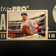Topps 2014 Update Series US-301 Mookie Betts Rookie Card RC Boston Red Sox. rookie card picture