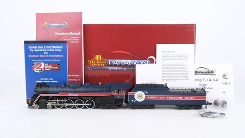Broadway Limited H0 2139 US Dampflok RDG T-1 4-8-4 American Freedom Train Gleich | Condition: Gebraucht