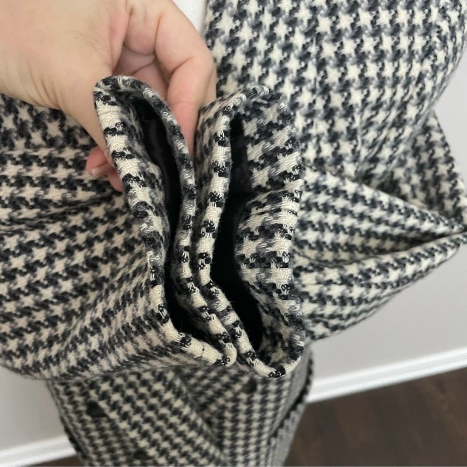 Pendleton Blazer Jacket Wool Houndtooth Double Br… - image 6