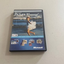 Microsoft Picture It PREMIUM 10 Photo Editing Software NEW