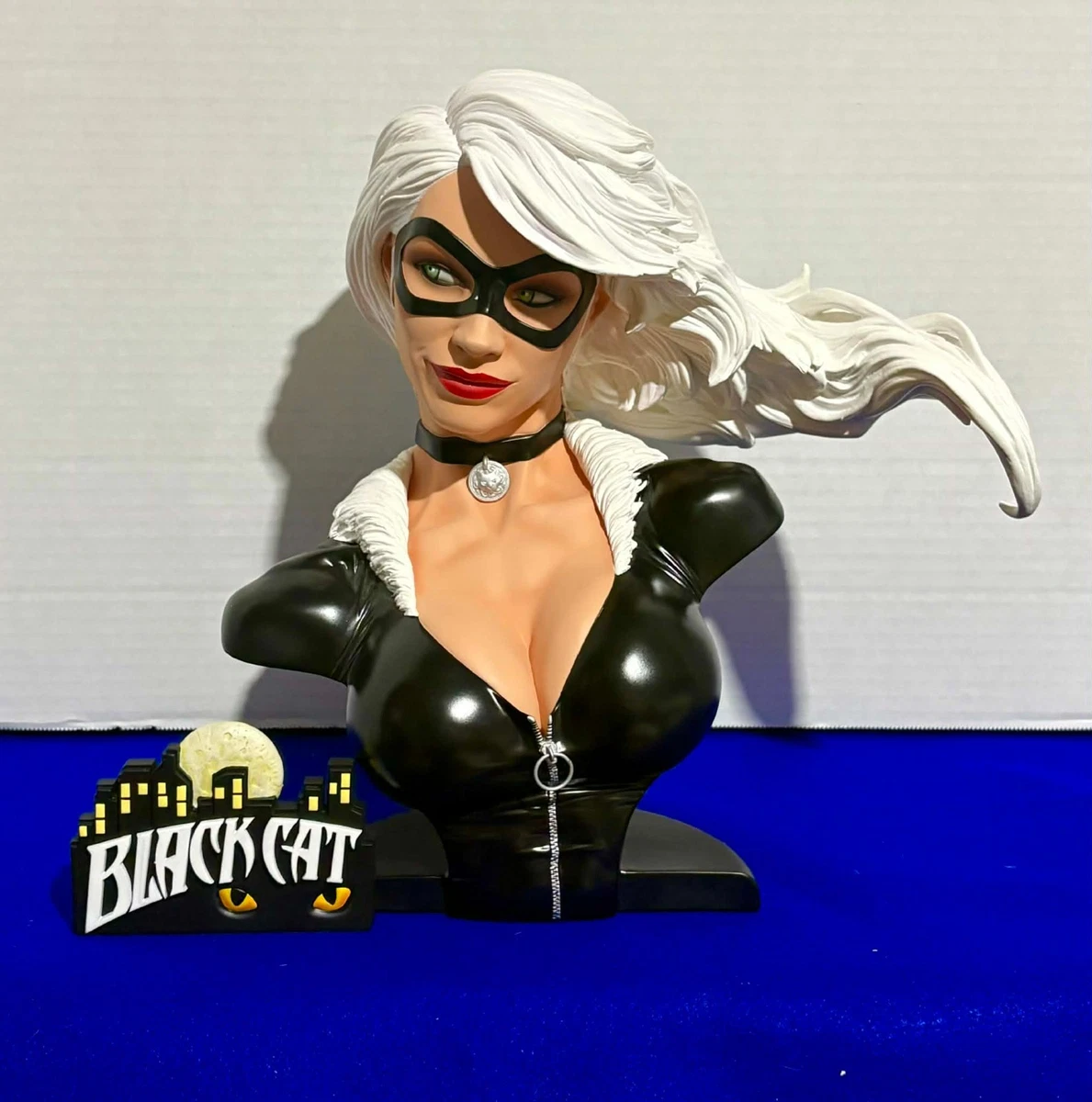 Statue Black Cat Comiquette Sideshow, 40cm, Numérotée, état Neuf Sans Boîte