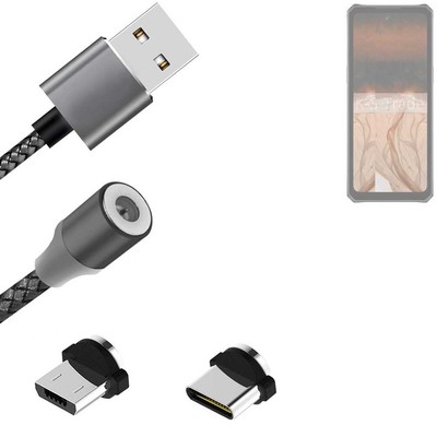 Daten-Lade-Kabel für iiiF150 B3 mit USB-Typ C und Micro-USB-Adapter