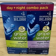 Mommy's Bliss Gripe Water Day  Night Combo Pack - Exp 01/2026 2 Combo Packs 