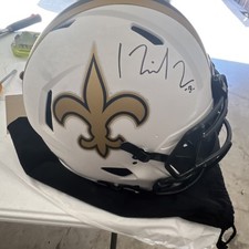 New Orleans Saints Autographed Helmet Fanatics Authentic Michael Thomas ￼