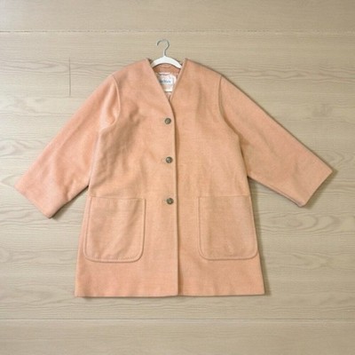 MAX MARA Wool Cashmere Coat  Oversized US8 Made in Italy Old Money * Moth Holes