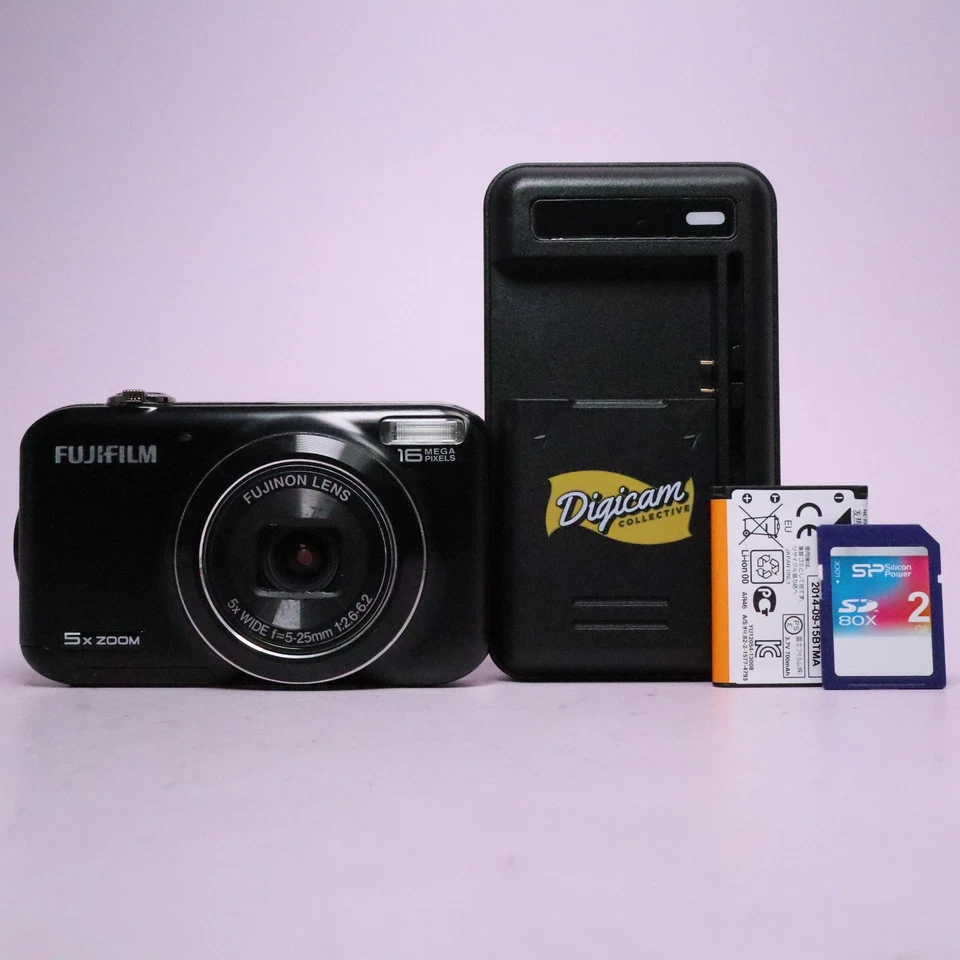 Fujifilm FinePix JX360 16MP Digital Camera Black Tested, photo 1 of 5