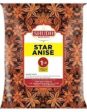 STAR ANISE WHOLE 1 LB | Seeds Pods ~ All Natural | Vegan | Gluten 454 g