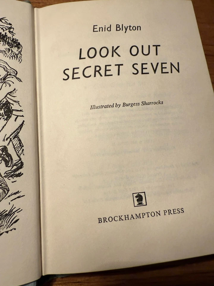 Look Out Secret Seven by Enid Blyton (Hardcover, 1974) - image 4 of 4
