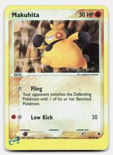 Makuhita 57/109 Common Ruby & Sapphire Pokemon Reverse Holo HP