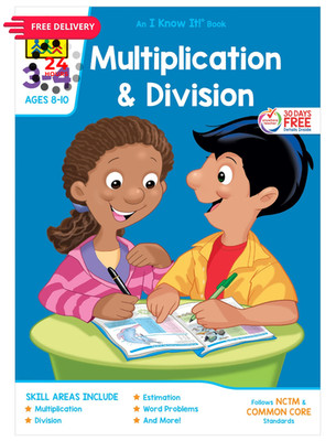 School Zone Multiplication & Division Workbook: 32 Pages, 3rd Grade, 4th...
