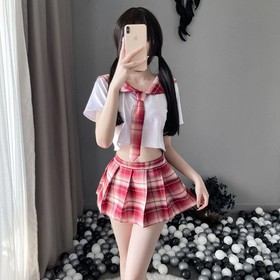 Sexy Japan Sailor Student Cosplay Costumes Hot Schoolgirl Uniform Women Lingerie