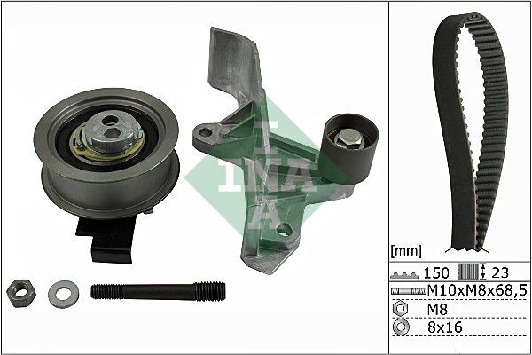 Schaeffler INA Zahnriemensatz FüR Audi Seat Skoda VW-image