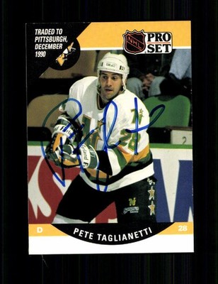 Pete Taglianetti NHL USA Traiding Card Original Signiert + A 251635