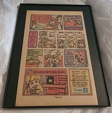 Betty Crocker Easy Bake Oven Kenner 1970s Print Ad Framed 8.5X11