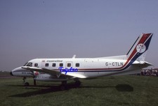 35mm Airliner Slide Bandeirante G-CTLN Centreline Dan-Air Scheme Biggin Hill 82