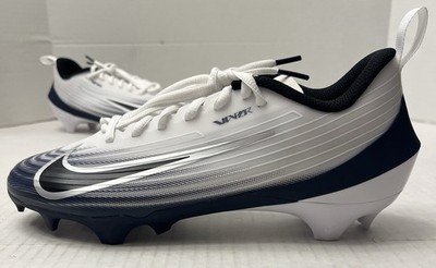 Nike Vapor Speed 3 Men\'s Size 8 White Blue Navy Football Cleats HM8849-103 New New! Mens US 7.5 NIKE VAPOR SPEED 3 FOOTBALL CLEATS WHITE  main image 4