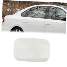 Lid Gas Tank Cover Fuel Gas Tank Door Cover Caps For VW Volkswagen Passat White