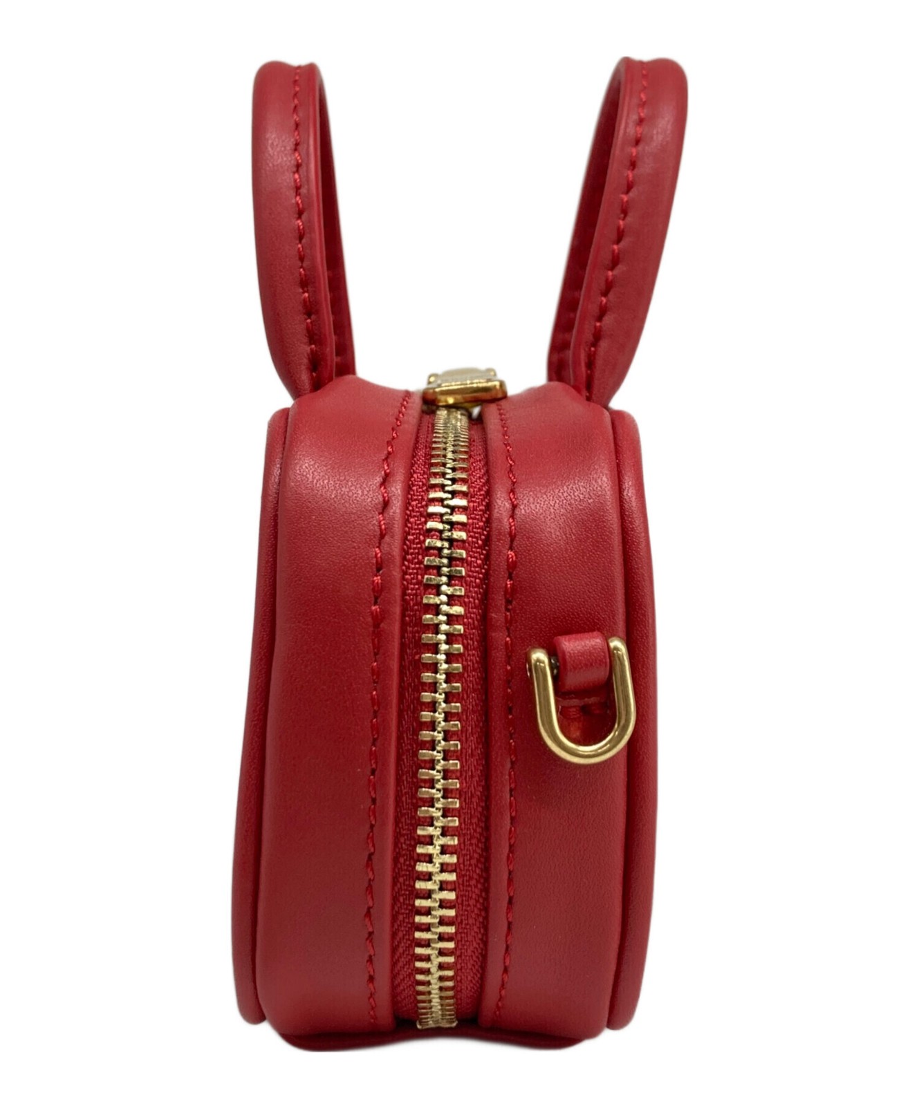 MIU MIU Microbag Boo Leather Red Authentic From Japan — image 4