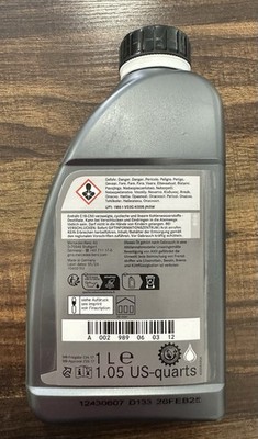 A002989060312 OEM Transmission Fluid - Mercedes-Benz (ATF D971