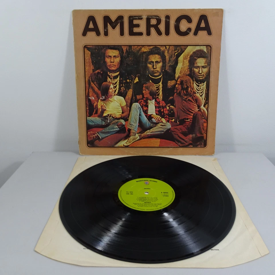 America – Self Titled - 1971 UK Pressed 12" Vinyl LP ALBUM RECORD K 46093 VG+/VG Foto 3 de 4