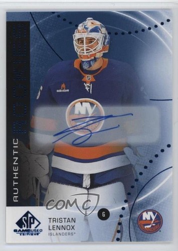 2025-26 Upper Deck SP Game Used Authentic Rookies Blue Tristan Lennox Auto RC