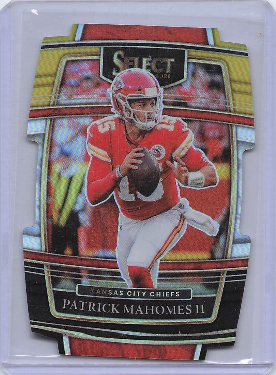 2021 Panini Select Concourse Patrick Mahomes II #2 Silver Prizm Die-Cut Chiefs