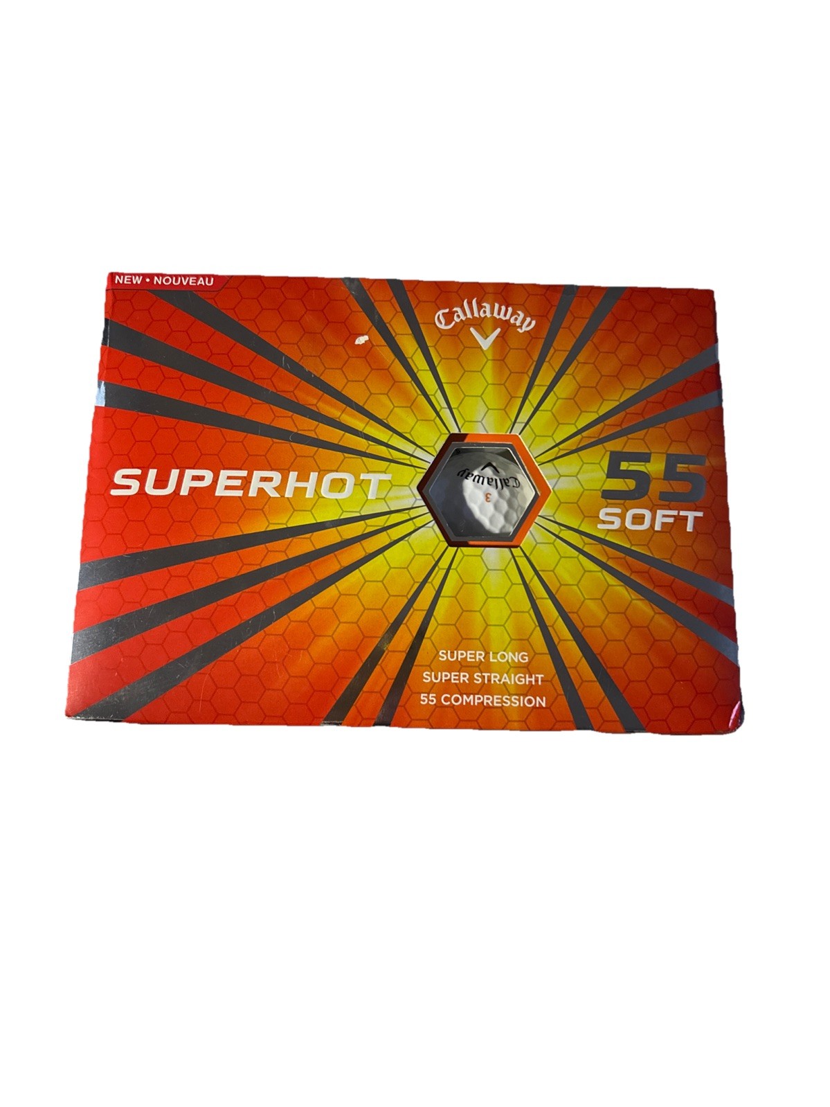 Balls Superhot 55 Soft Callaway 1 Dozen Super Long Distance 
