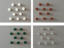 10x Lego Pin Fliese 1x1 rund 20482 mit Farbwa...