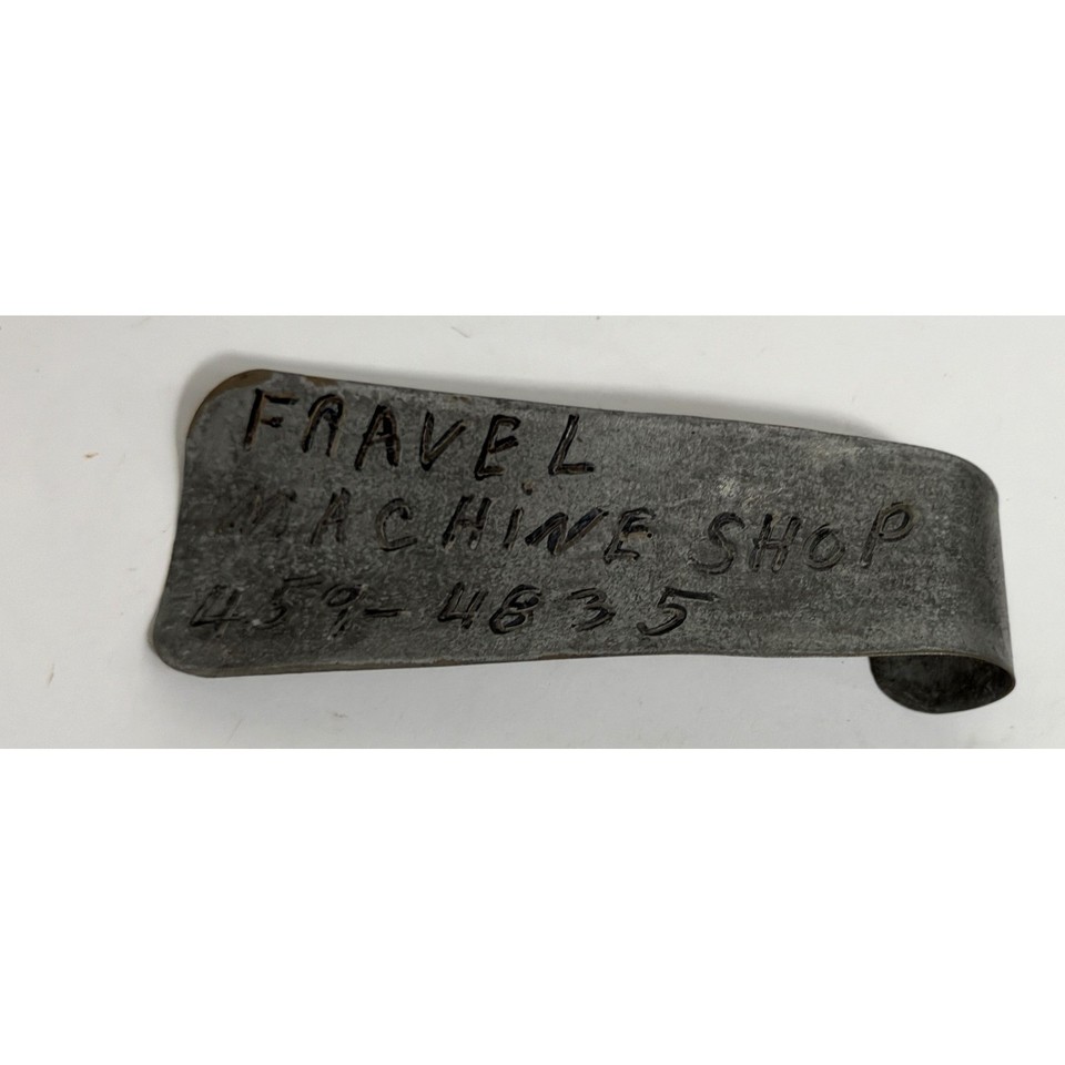 A hand-stamped metal shoe horn forged in an actual machine shop — this is EDC craft at its most honest and industrial-cool.