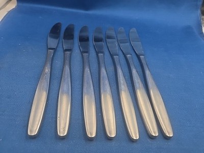 Lot of 7 WMF Cromargan ACTION Stainless Dinner Knives 8 1/2''