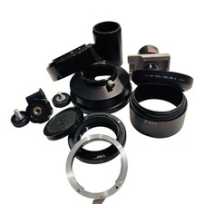 Vintage Camera Lens Adapter Extension Tube Mount Lot 13pc Parts