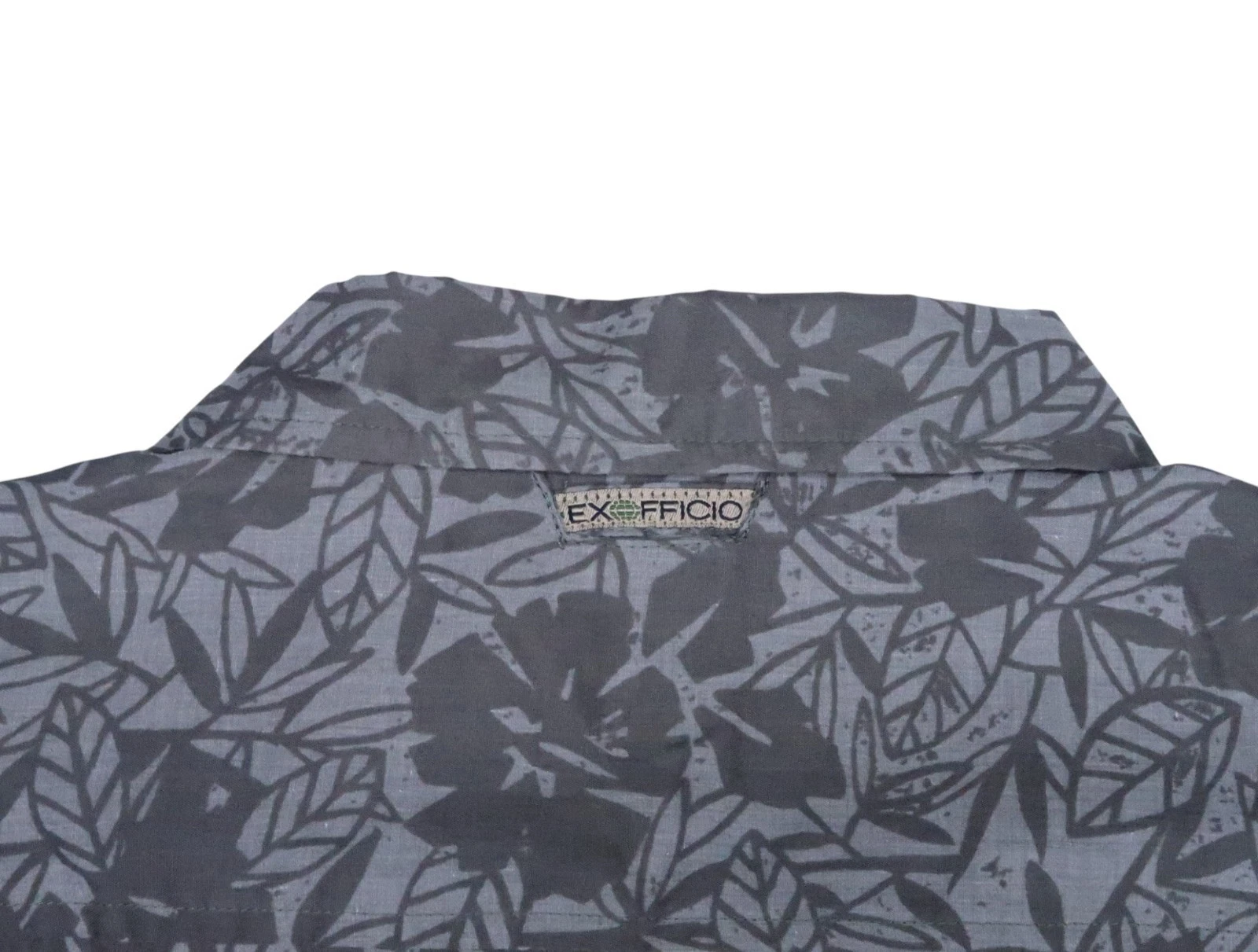 lightweight TRAVEL performance LEAF shirt HAWAIIAN MENS LARGE SS