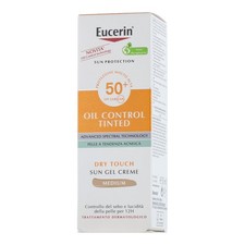 Eucerin Sun Oil Control Tinted Dry Touch Face Gel-Creme SPF 50+ moyen 50 ml