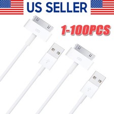 3FT 30 pin USB Charging Data Cable Cord for iPad 1/2/3 iPod Nano 1-6 LOT