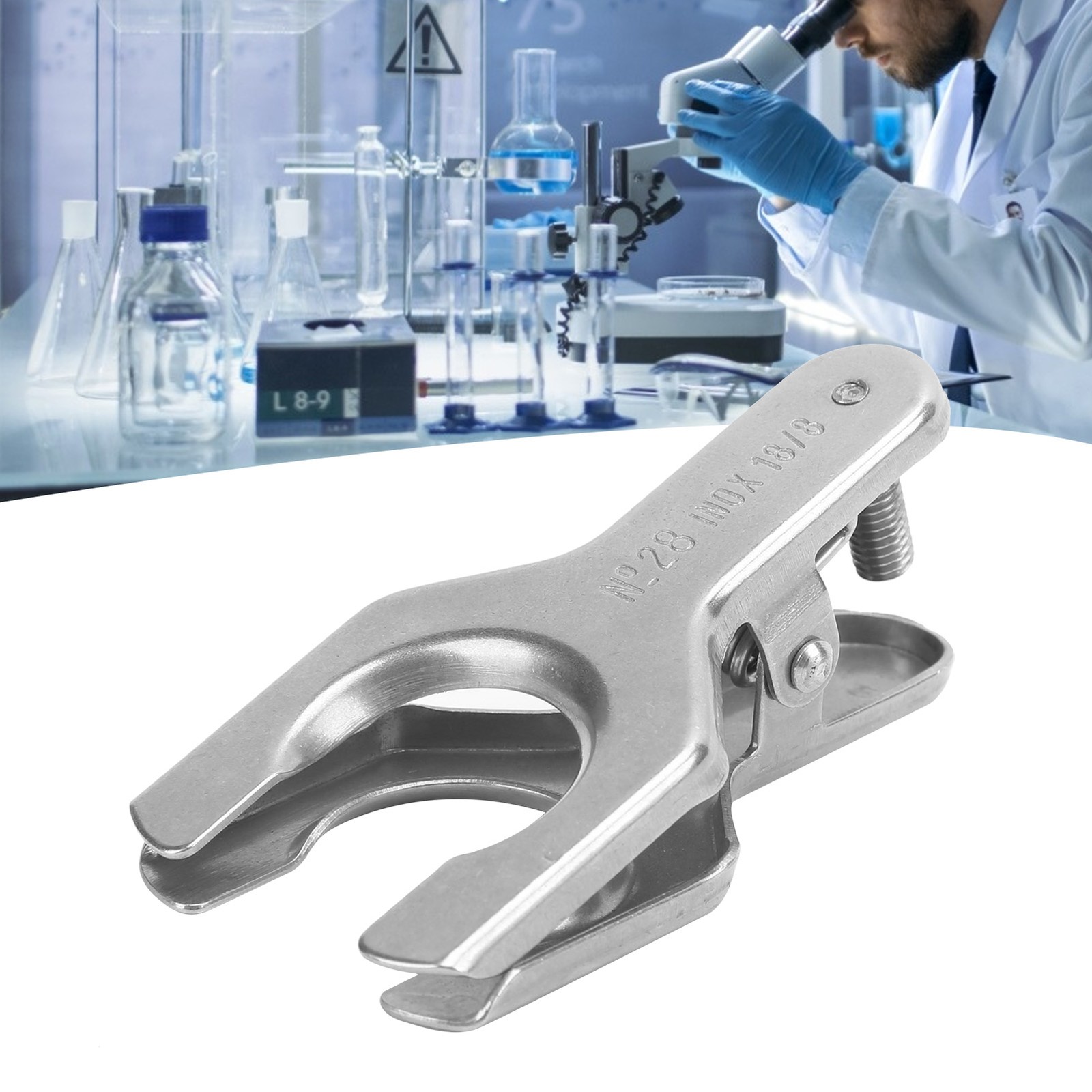 Spherical Pinch Clamp Stainless Steel Spherical Joint Clamp Holder For Laborator