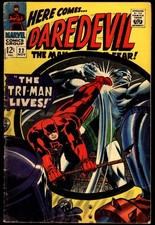 Daredevil #22 Marvel 1966 (VG+) 1st Appearance of Tri-Man L@@K!