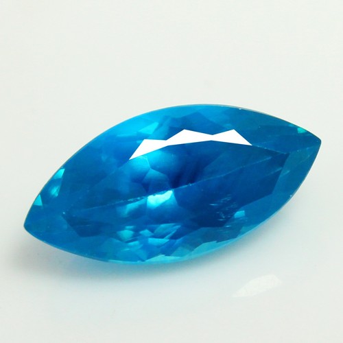 Natürlicher 7,20 Ct Zertifizierter Mosambik Neon Blau Paraiba Turmalin Unbeheizte Edelsteine - Bild 4 von 4