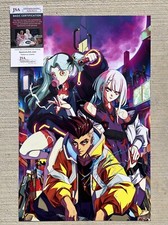 1x DAVID MARTINEZ CYBERPUNK EDGERUNNERS PRINT AUTOGRAPHED ZACH AGUILAR w/ COA