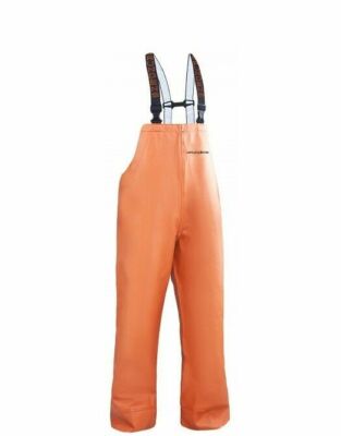 Grundens Hercules BIB trousers 2XL orange rain pants Helly Hansen Farmerrain