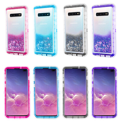 For Samsung S10 S10 Lite S10+ Case Heavy Duty Sparkly Floating