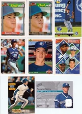 Huge 50 + different SHAWN GREEN card lot 3 RC 1992 - 2007 Jays Dodgers Mets