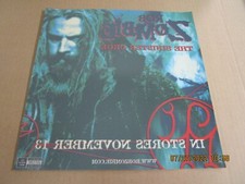 Rob Zombie The Sinster Urge Window Cling Promo New! Unused! Geffen Records 2001