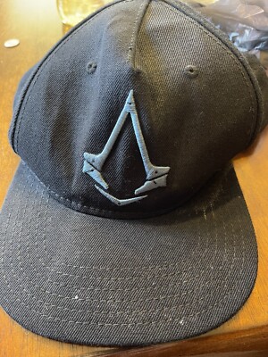 Assassins Creed Hat Cap Snap Back Black Game Gamer 2017 ubisoft | eBay