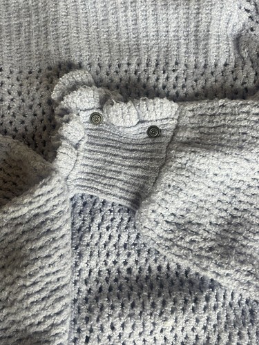 NWT Free People Snowdrift Pullover Sweater Peri Ice Purple Size L - Picture 13 of 14