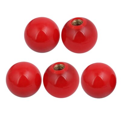 5 Pcs 0.4'' 10mm Female Thread Bore 1.5'' 38mm Spherical Round Ball Lever Knobs...